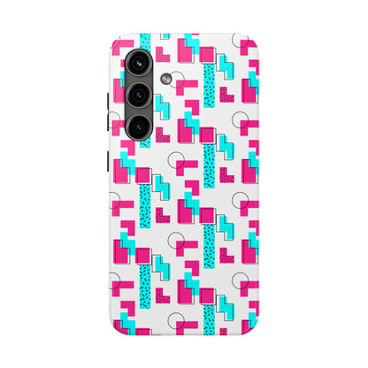 Retro Geometric Vibes - Phone Case
