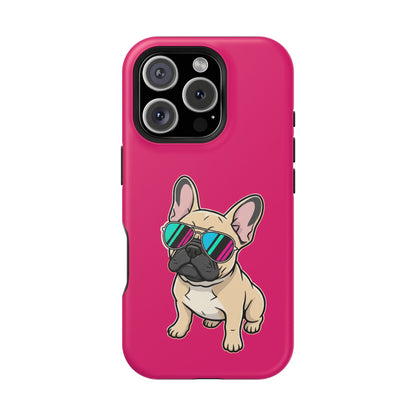 French Bulldog with Sunglasses - Magnetic Phone Case