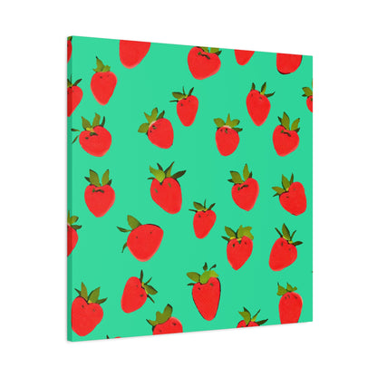 Strawberry Pattern - Canvas