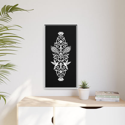 Hummingbird Soulmates - Framed Canvas