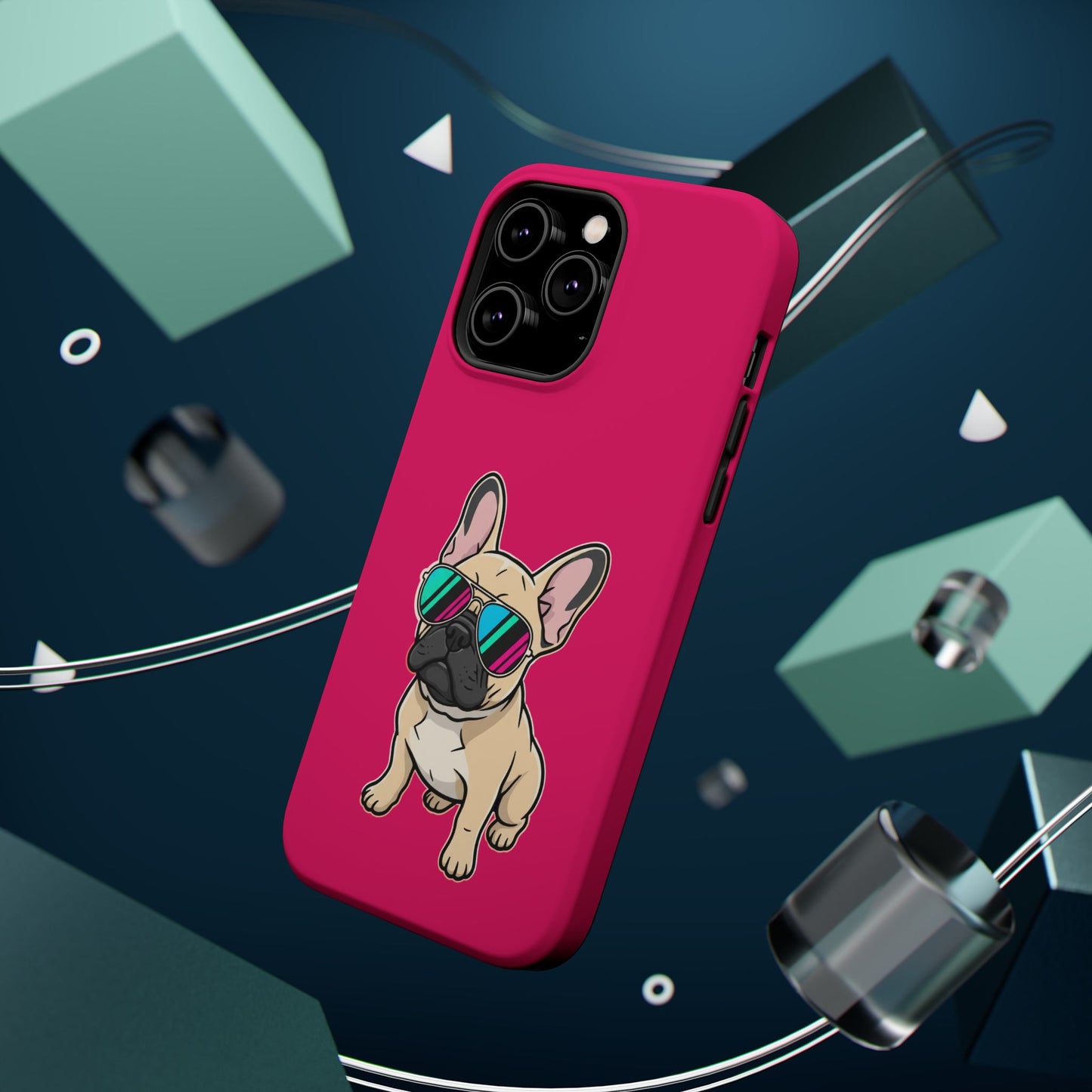 French Bulldog with Sunglasses - Magnetic Phone Case