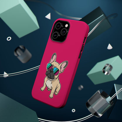 French Bulldog with Sunglasses - Magnetic Phone Case