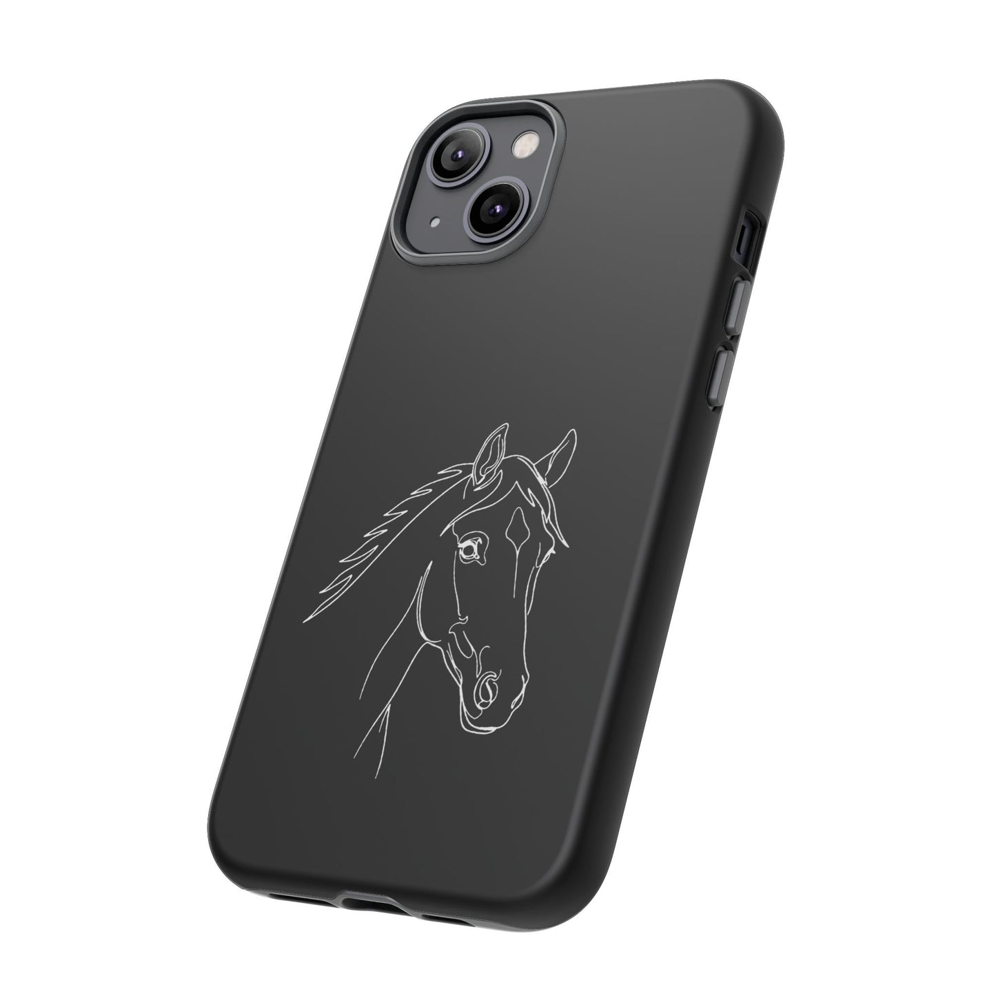 Horse Portrait Sketch - Tough Phone Case