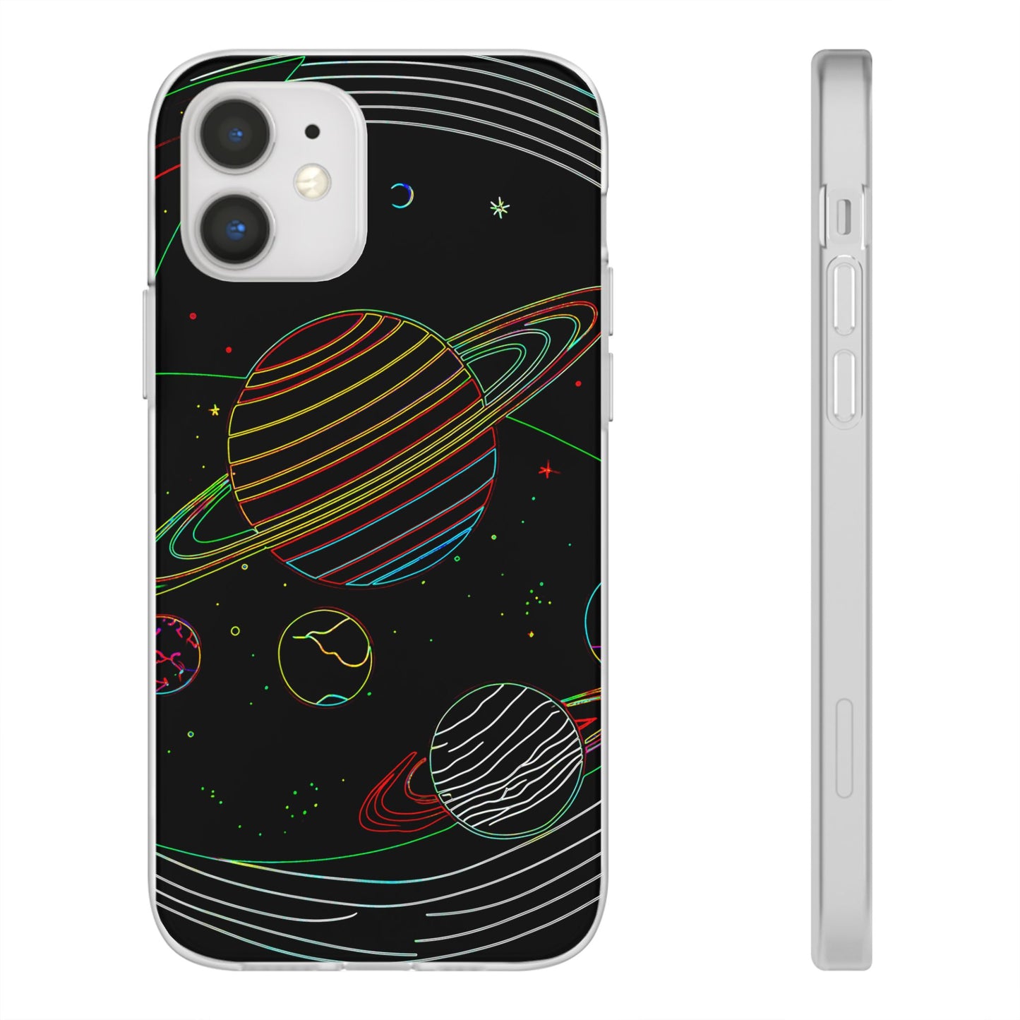 Galaxy-Inspired Flexi Cases, Vibrant Phone Covers, Space-Themed Accessories, Cosmic Gifts for Astronomers, Unique Phone Protectors