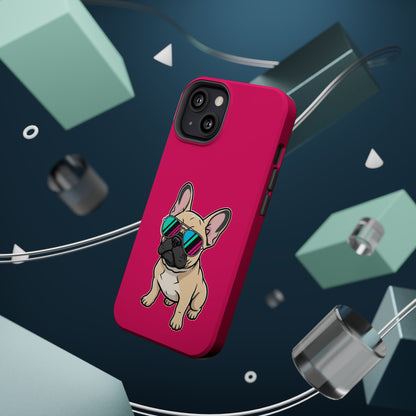 French Bulldog with Sunglasses - Magnetic Phone Case