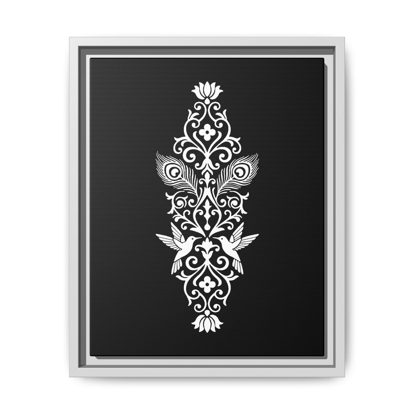 Hummingbird Soulmates - Framed Canvas
