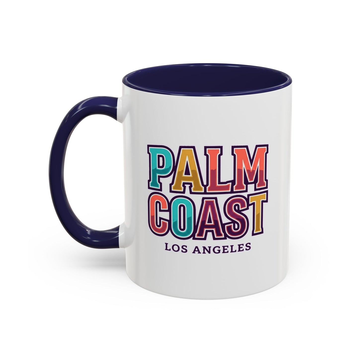 Palm Coast - Los Angeles - Color Accent Mug