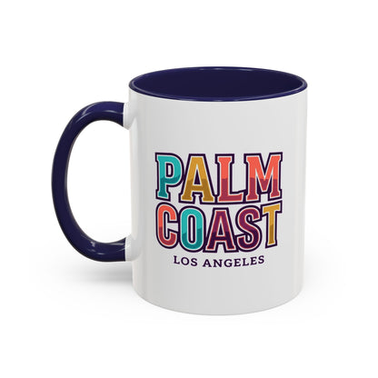 Palm Coast - Los Angeles - Color Accent Mug