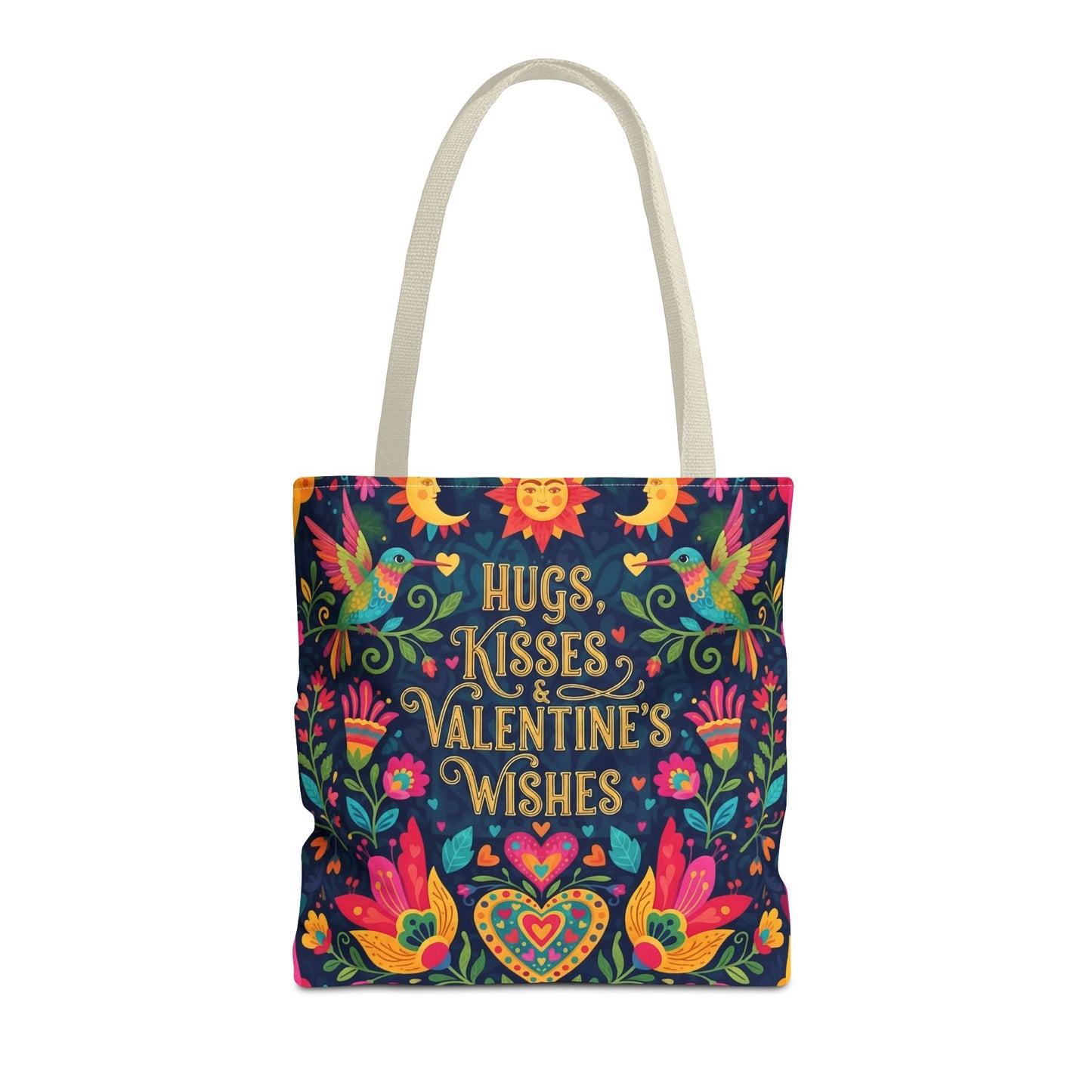 Hugs, Kisses & Valentine's Wishes - Tote Bag