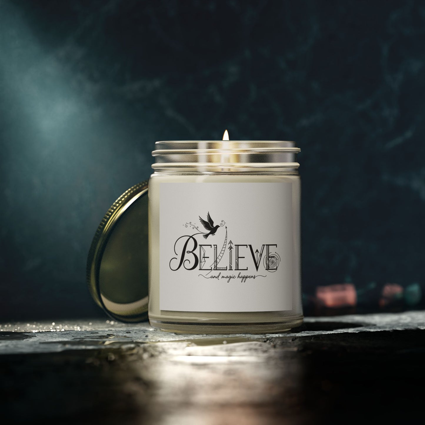 Believe and Magic Happens - Scented Candle