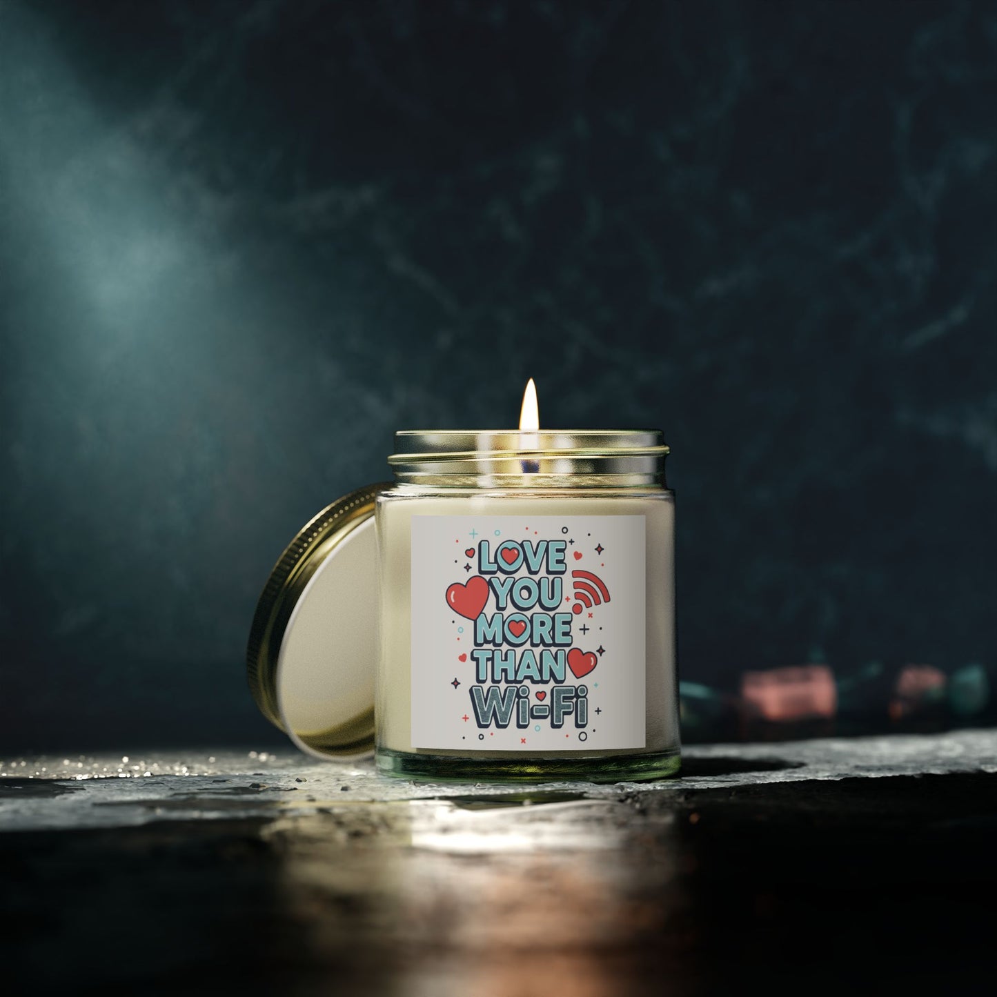 Love You More Than Wi‑Fi - Scented Candle