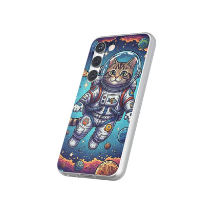 Astronaut Cat - Flexi Phone Case