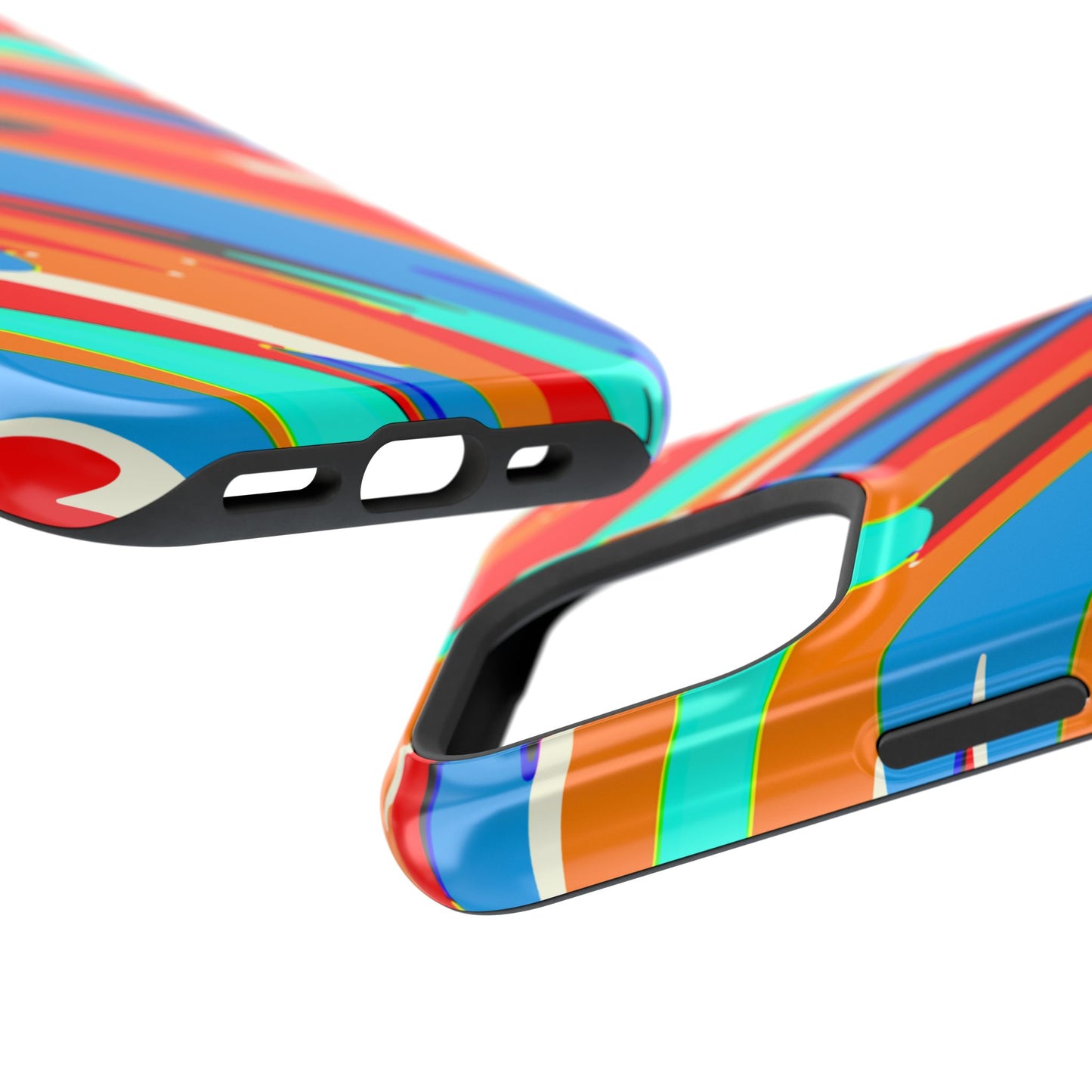 Abstract Rainbow Swirl Arc - Magnetic Phone Case