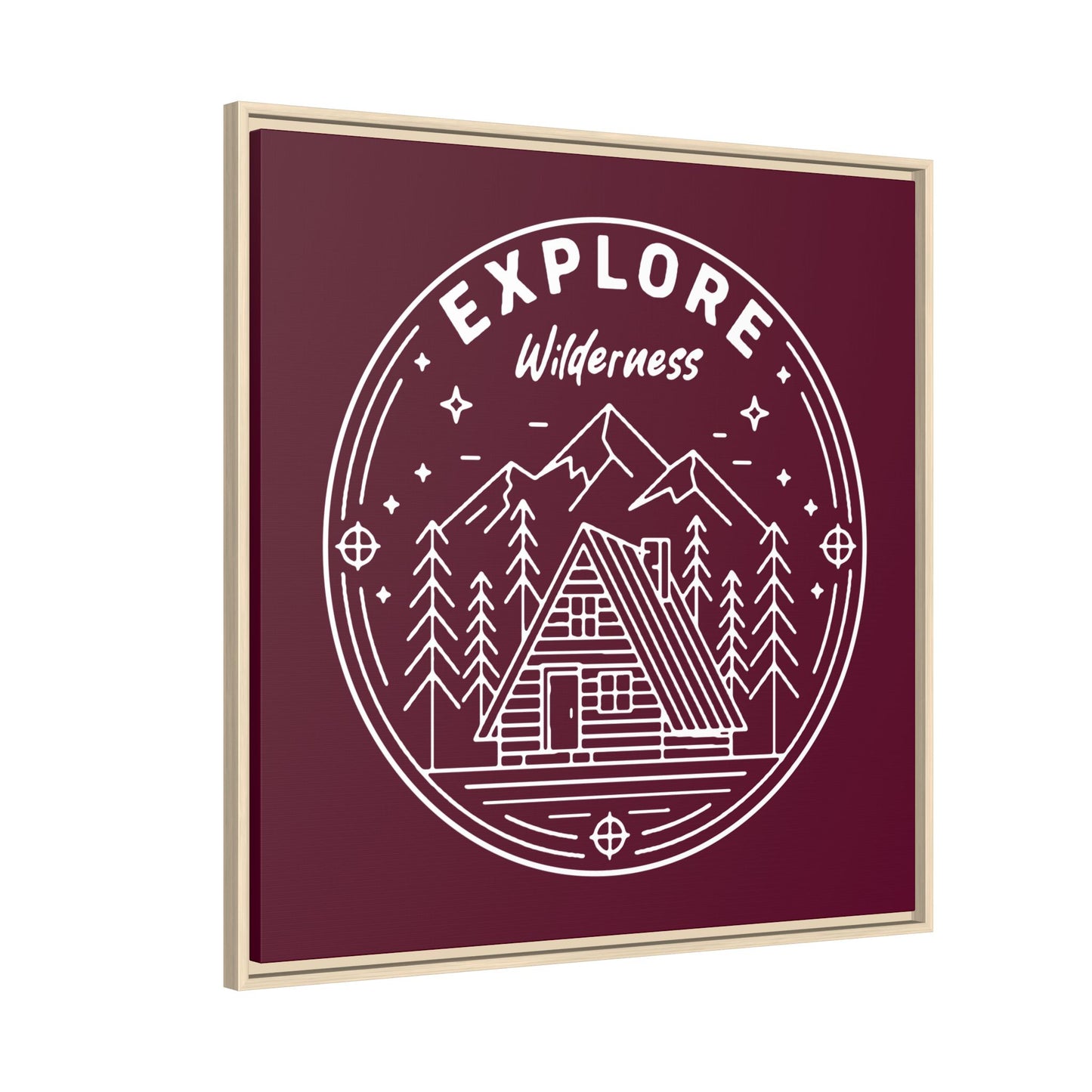 Explore Wilderness - Framed Canvas