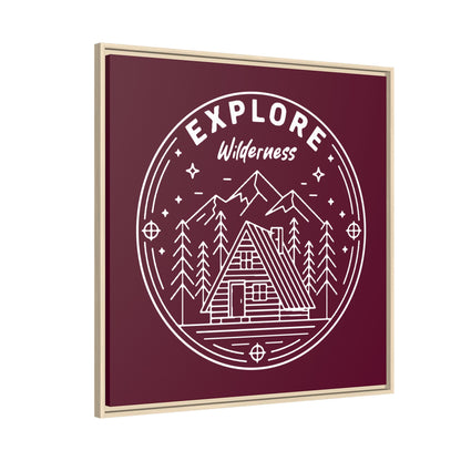 Explore Wilderness - Framed Canvas
