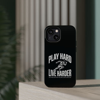 Play Hard / Live Harder - Magnetic Phone Case