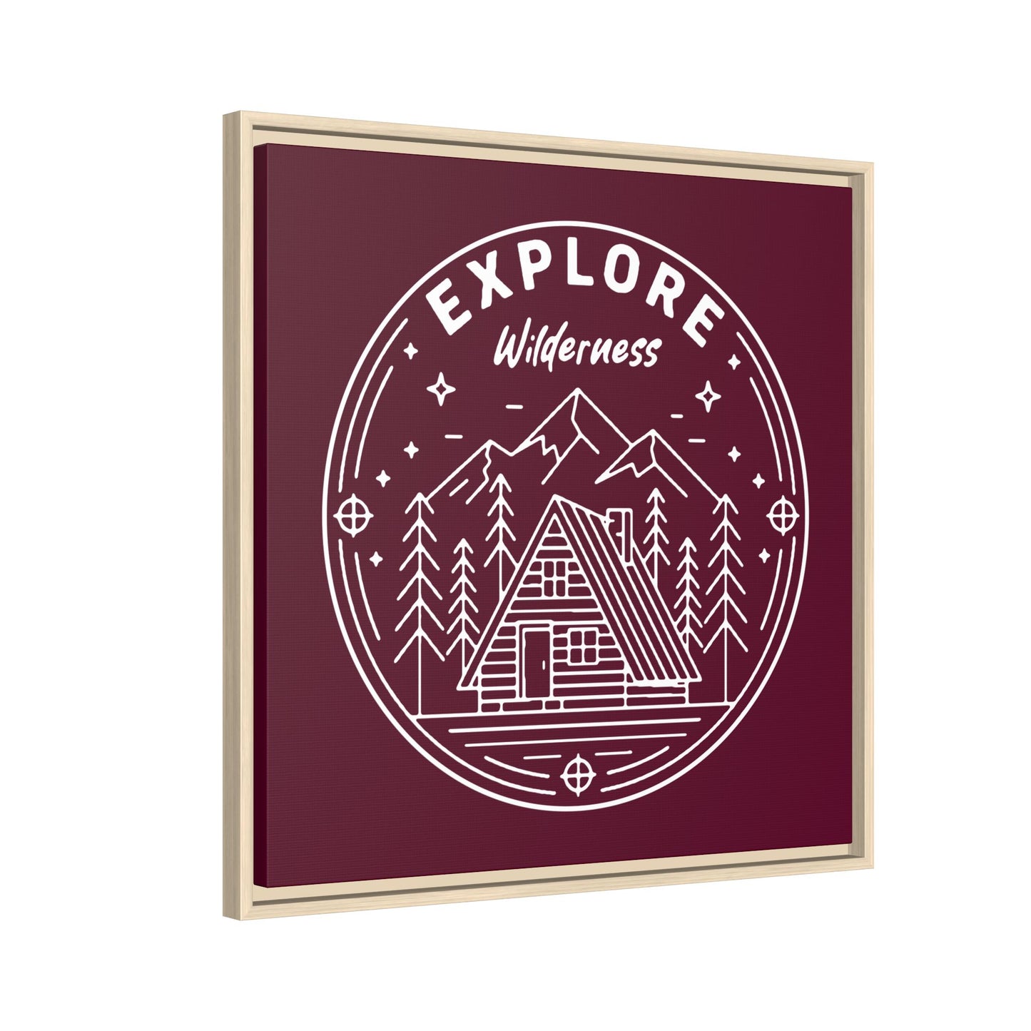 Explore Wilderness - Framed Canvas