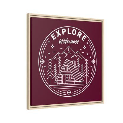 Explore Wilderness - Framed Canvas
