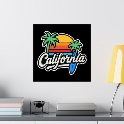 California Surf Vibes - Poster