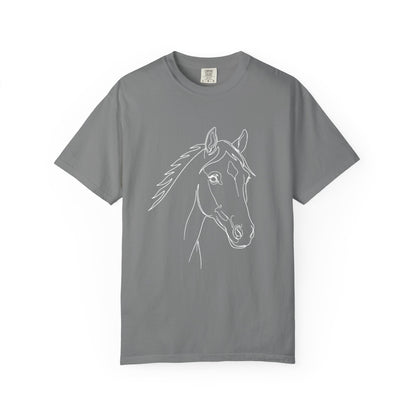 Horse Portrait Sketch - T‑Shirt