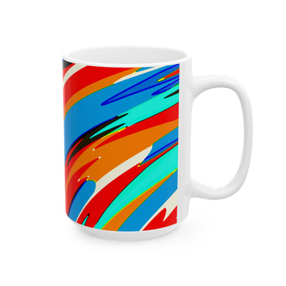 Abstract Rainbow Swirl Arc - Mug