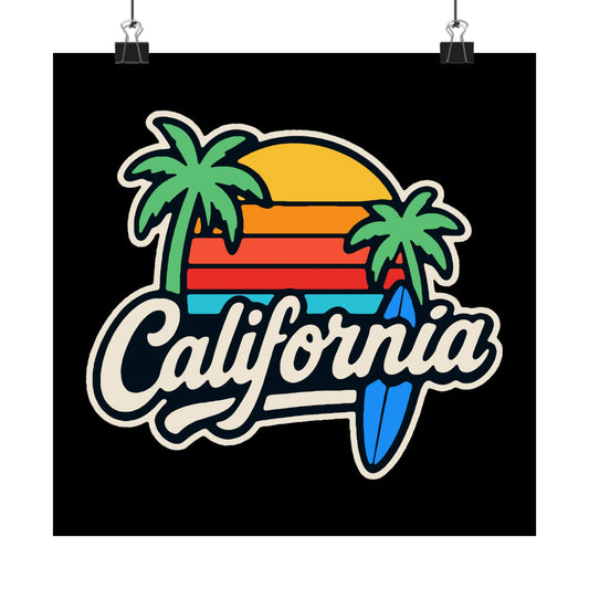California Surf Vibes - Poster