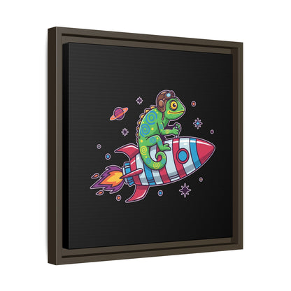 Cosmic Rider - Framed Canvas