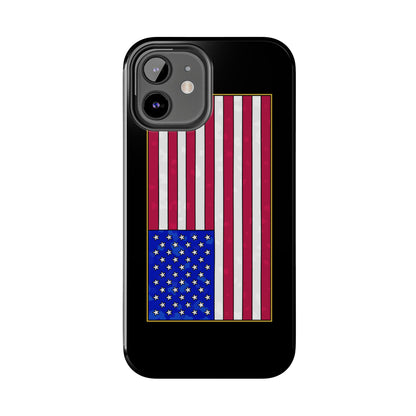 New Glory American Flag (Gold Edge Edition) - Phone Case