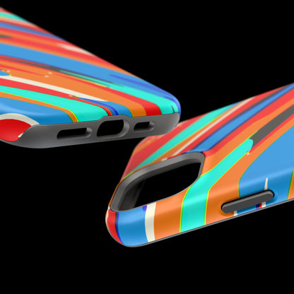 Abstract Rainbow Swirl Arc - Magnetic Phone Case