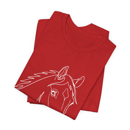 Horse Portrait Sketch - T-Shirt