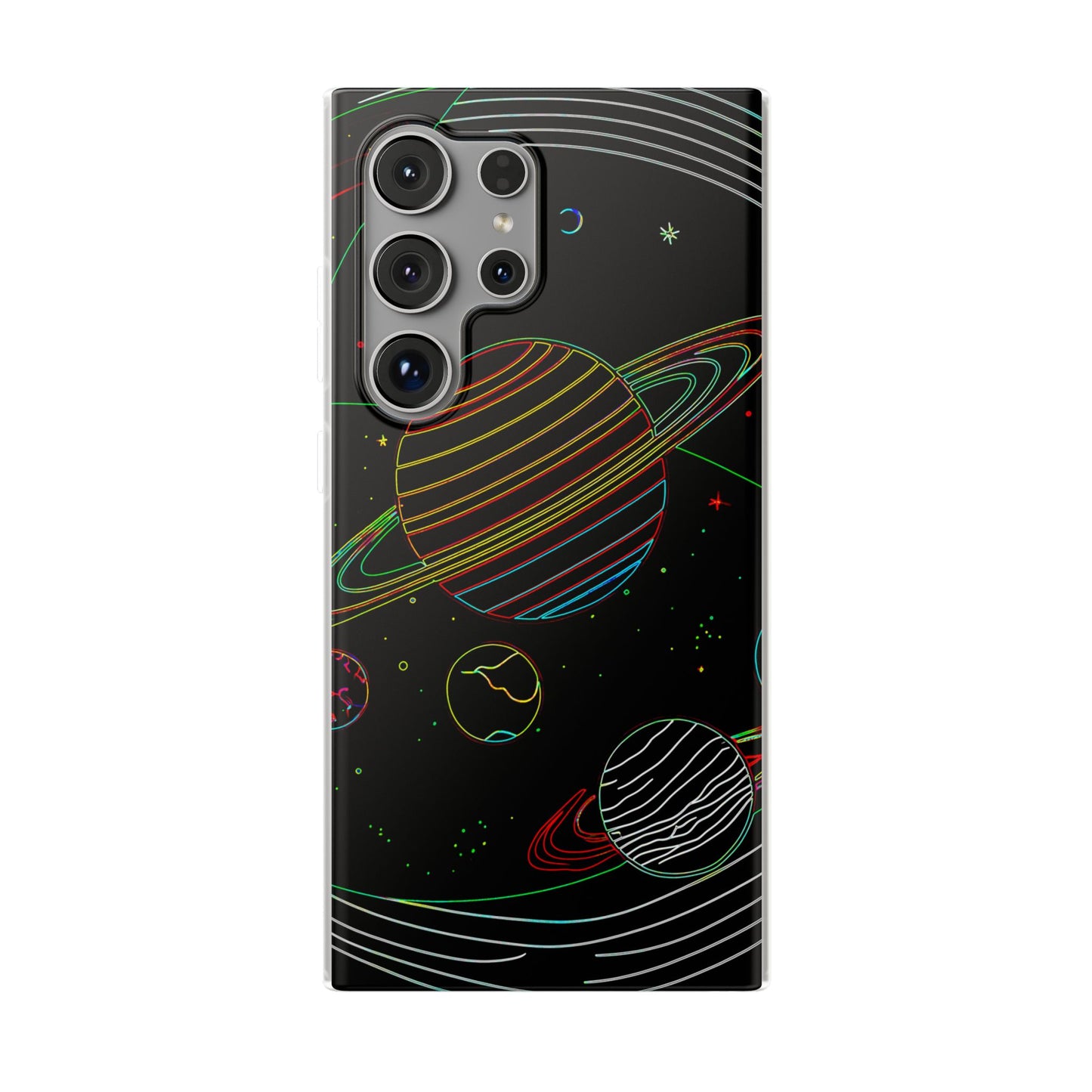Galaxy-Inspired Flexi Cases, Vibrant Phone Covers, Space-Themed Accessories, Cosmic Gifts for Astronomers, Unique Phone Protectors