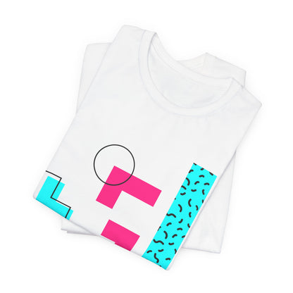 Retro Geometric Vibes - T-Shirt