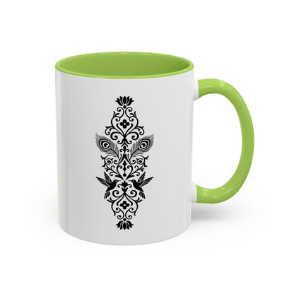 Hummingbird Soulmates - Color Accent Mug