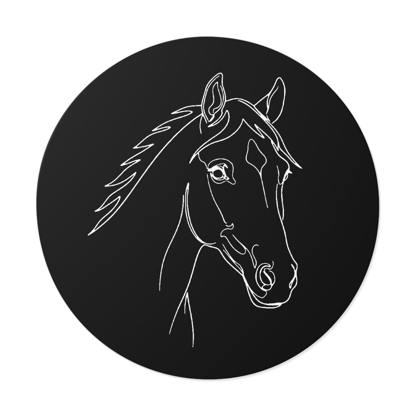 Horse Portrait Sketch - Sticker