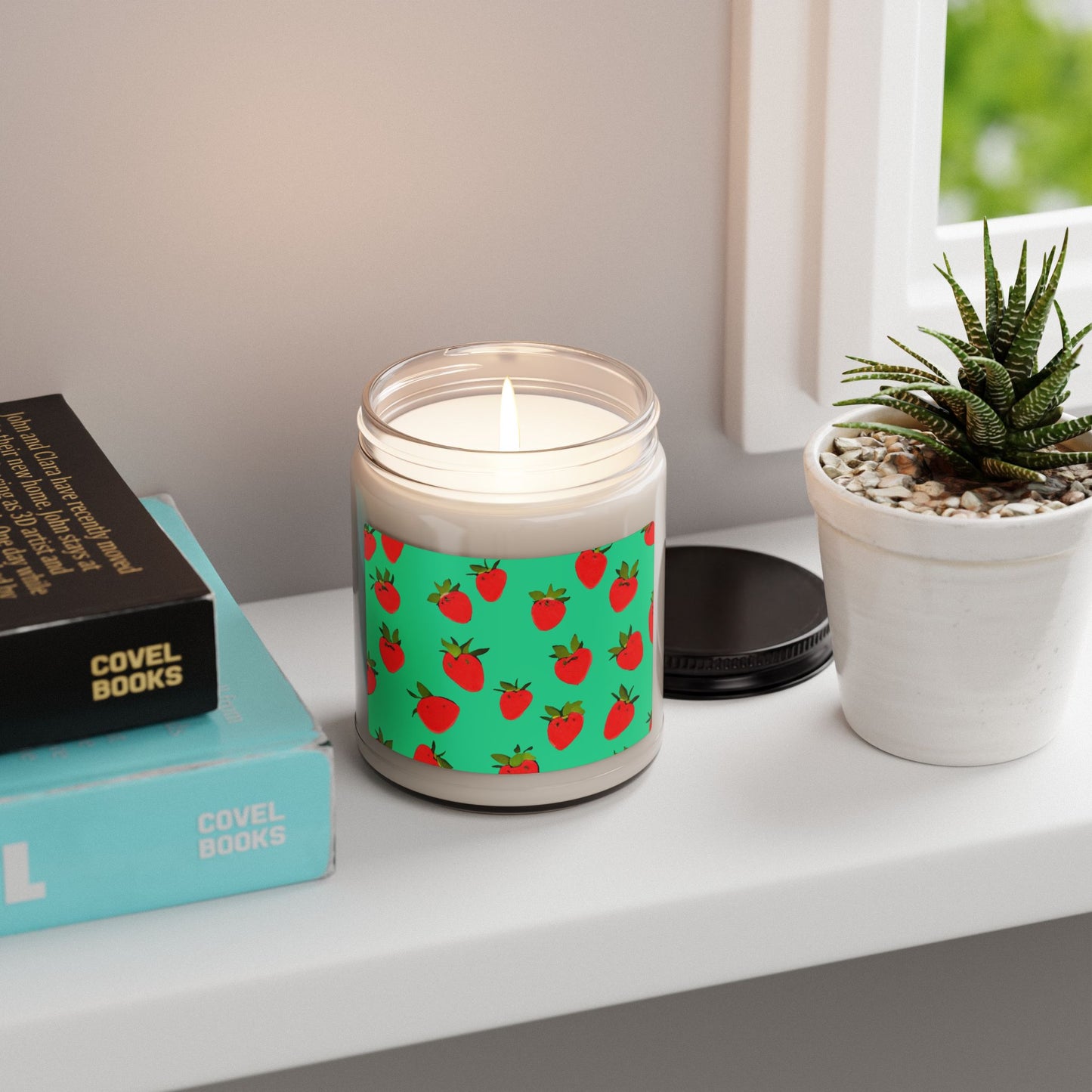 Strawberry Pattern - Scented Candle