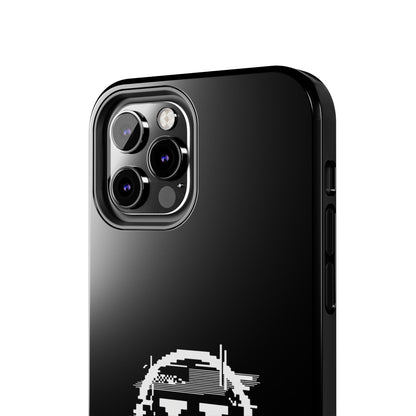 I’m Fine Glitched Smiley - Phone Case