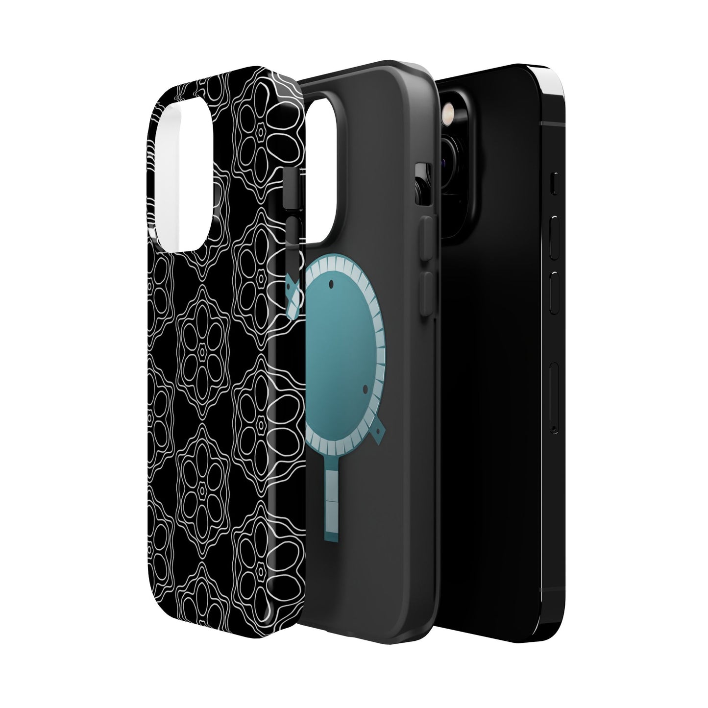 Geometric Sacred Flower - Magnetic Phone Case