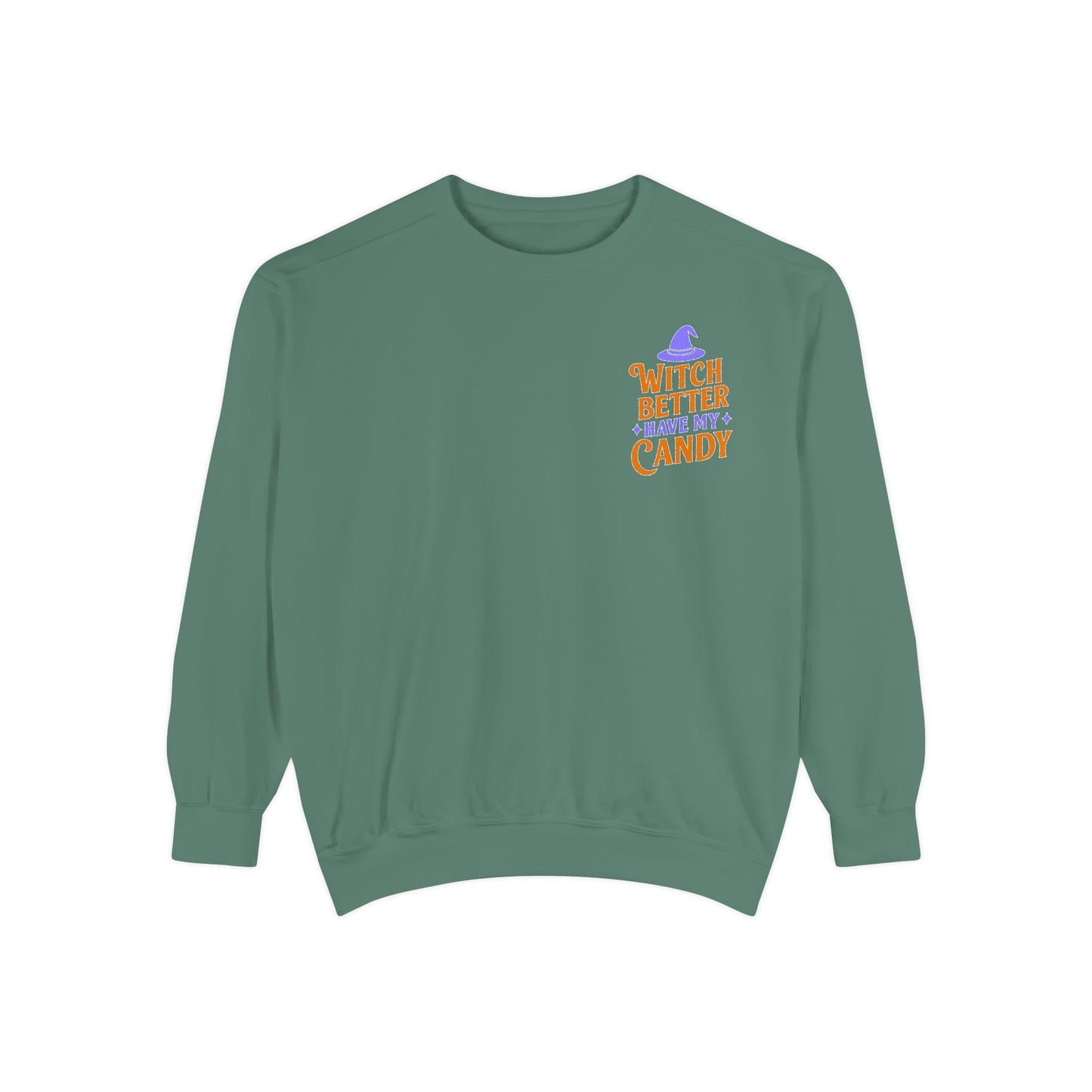 Witch Better Have My Candy Sweatshirt, Cozy Fall Sweatshirt, Halloween Gift, Unisex Pullover, Casual Fall Fashion, Festive Streetwear