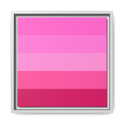 Valentine Rose Colors - Framed Canvas