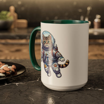 Astronaut Cat - Colorful Mug