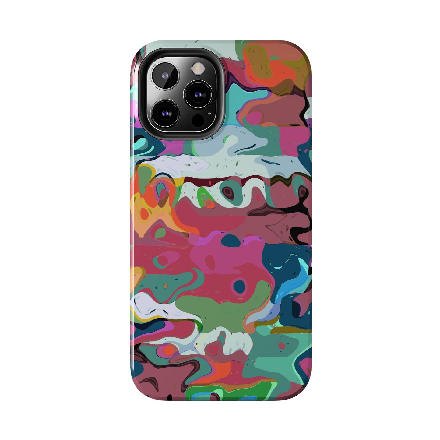 Colorful Abstract Marble - Phone Case