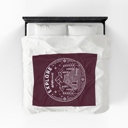 Explore Wilderness - Plush Blanket