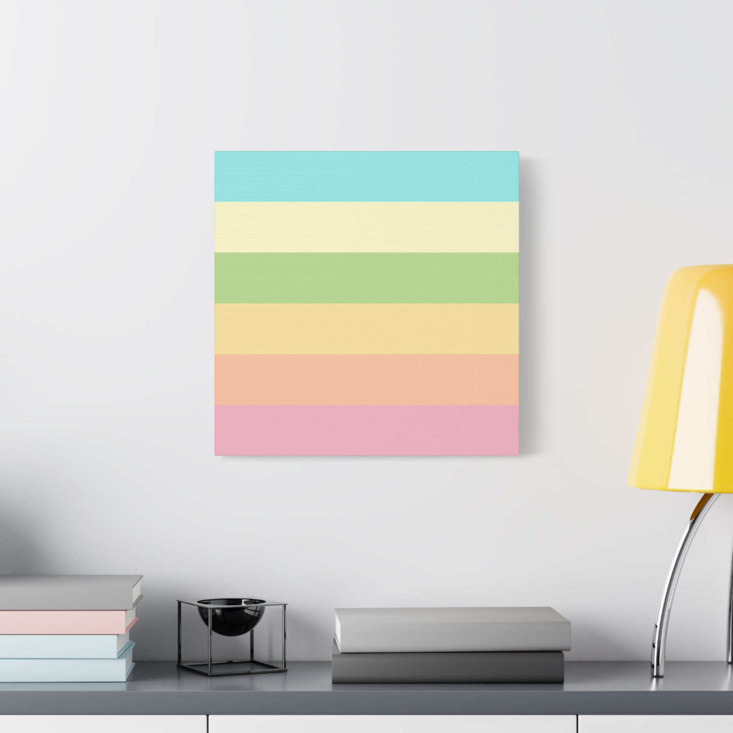 Pastel Stripes - Canvas