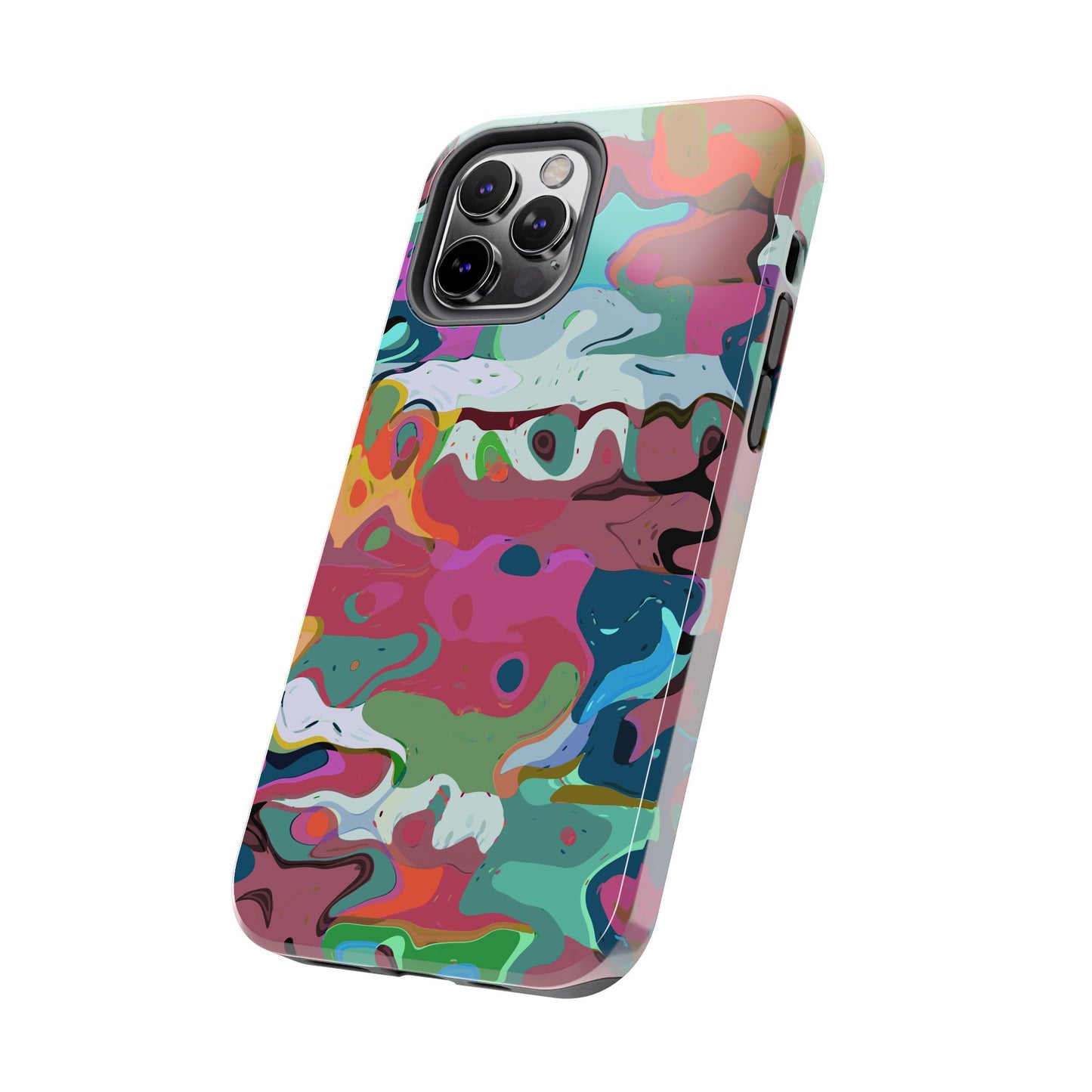 Colorful Abstract Marble - Phone Case