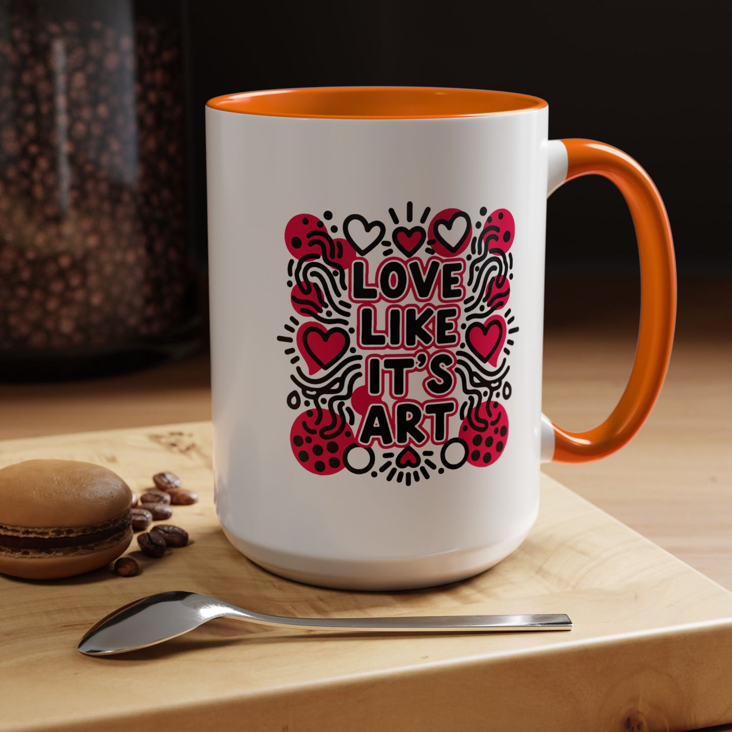 Love Like It’s Art - Color Accent Mug