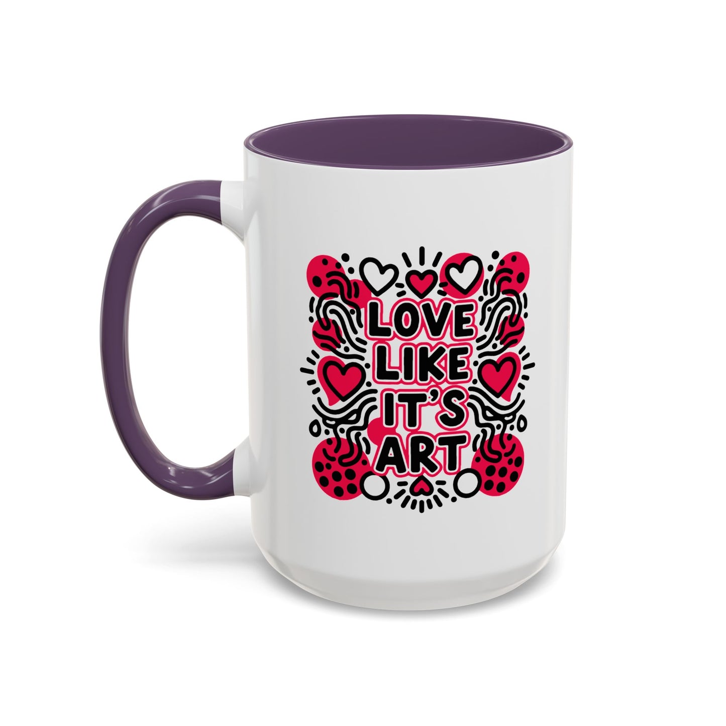 Love Like It’s Art - Color Accent Mug