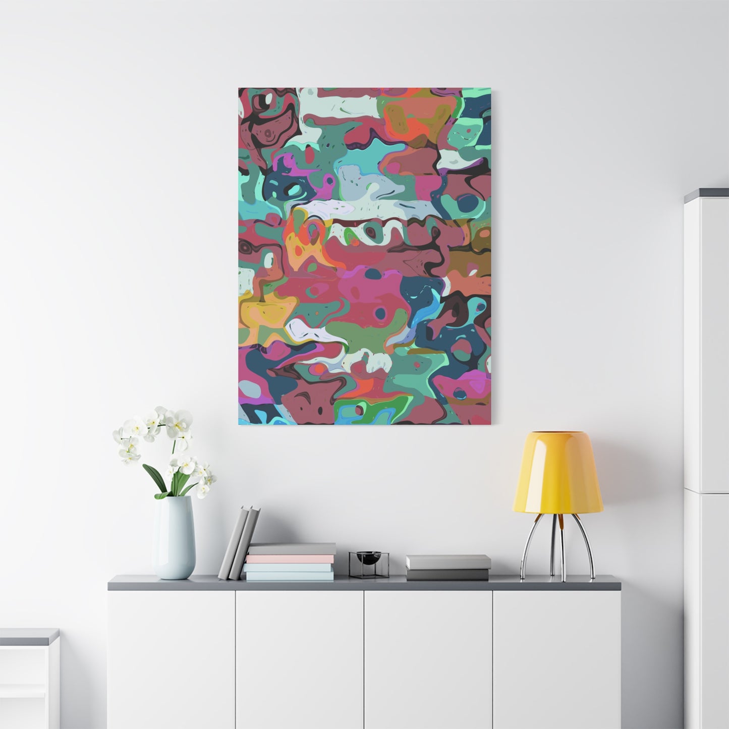 Colorful Abstract Marble - Canvas