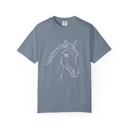 Horse Portrait Sketch - T‑Shirt