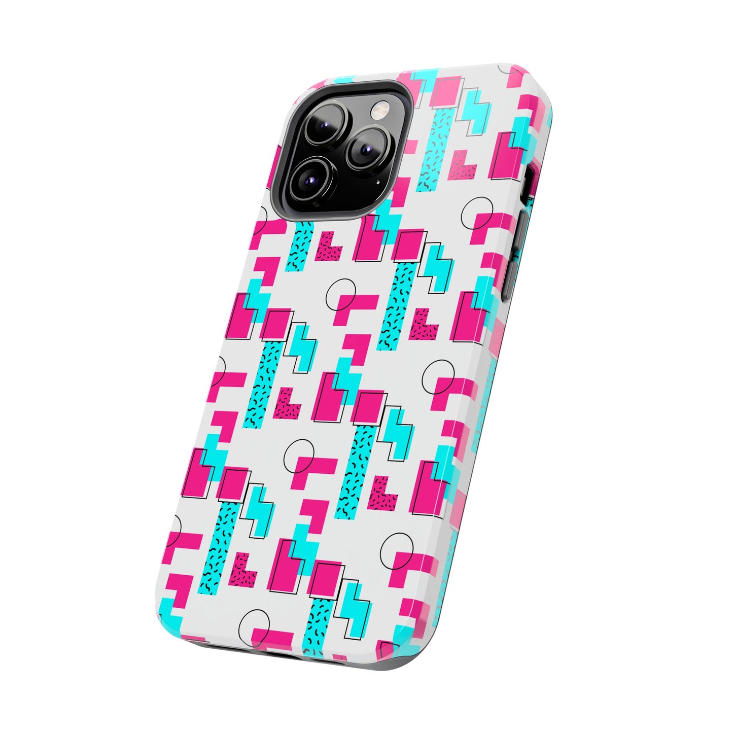 Retro Geometric Vibes - Phone Case