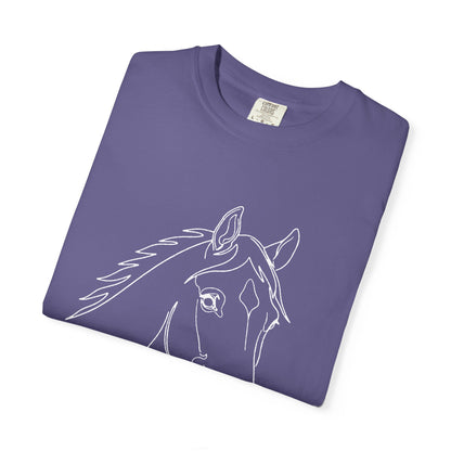 Horse Portrait Sketch - T‑Shirt